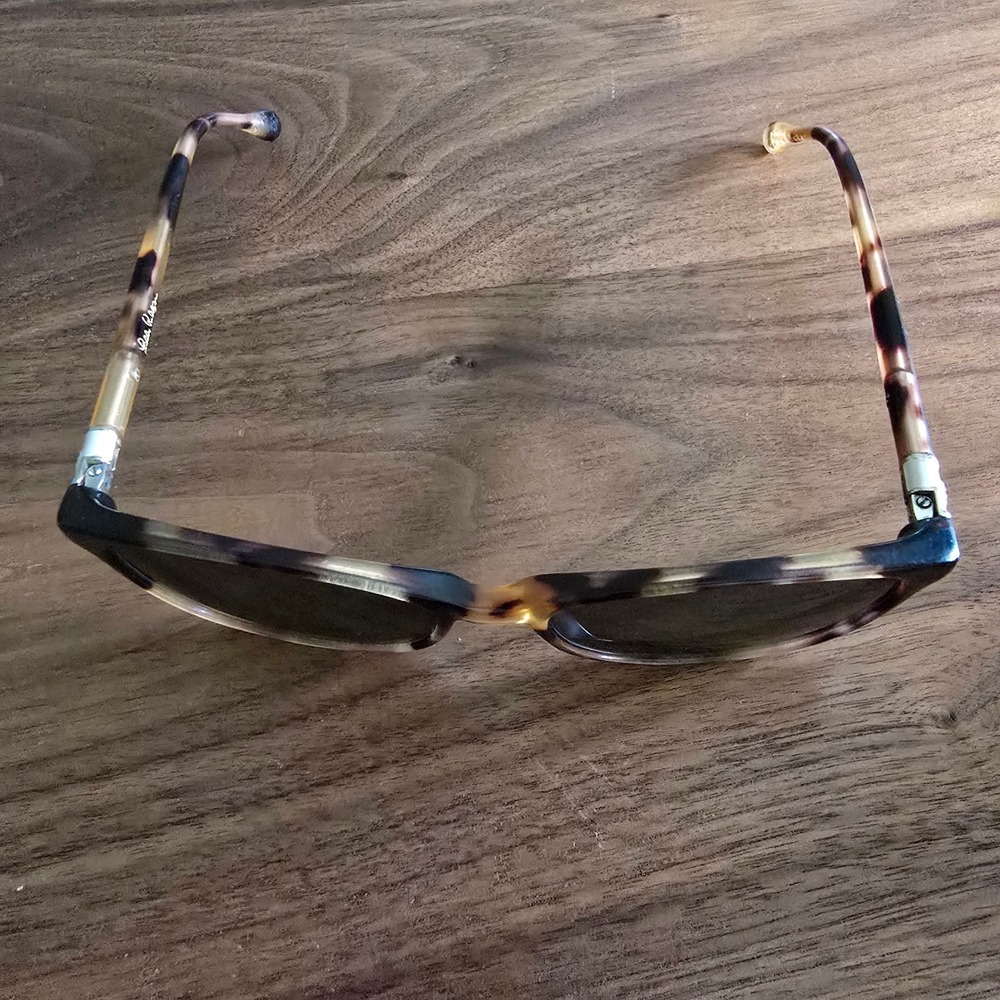 Lilly Pulitzer Tortoise Shell Sunglasses Womens Brown Preppy Coastal Rectangular